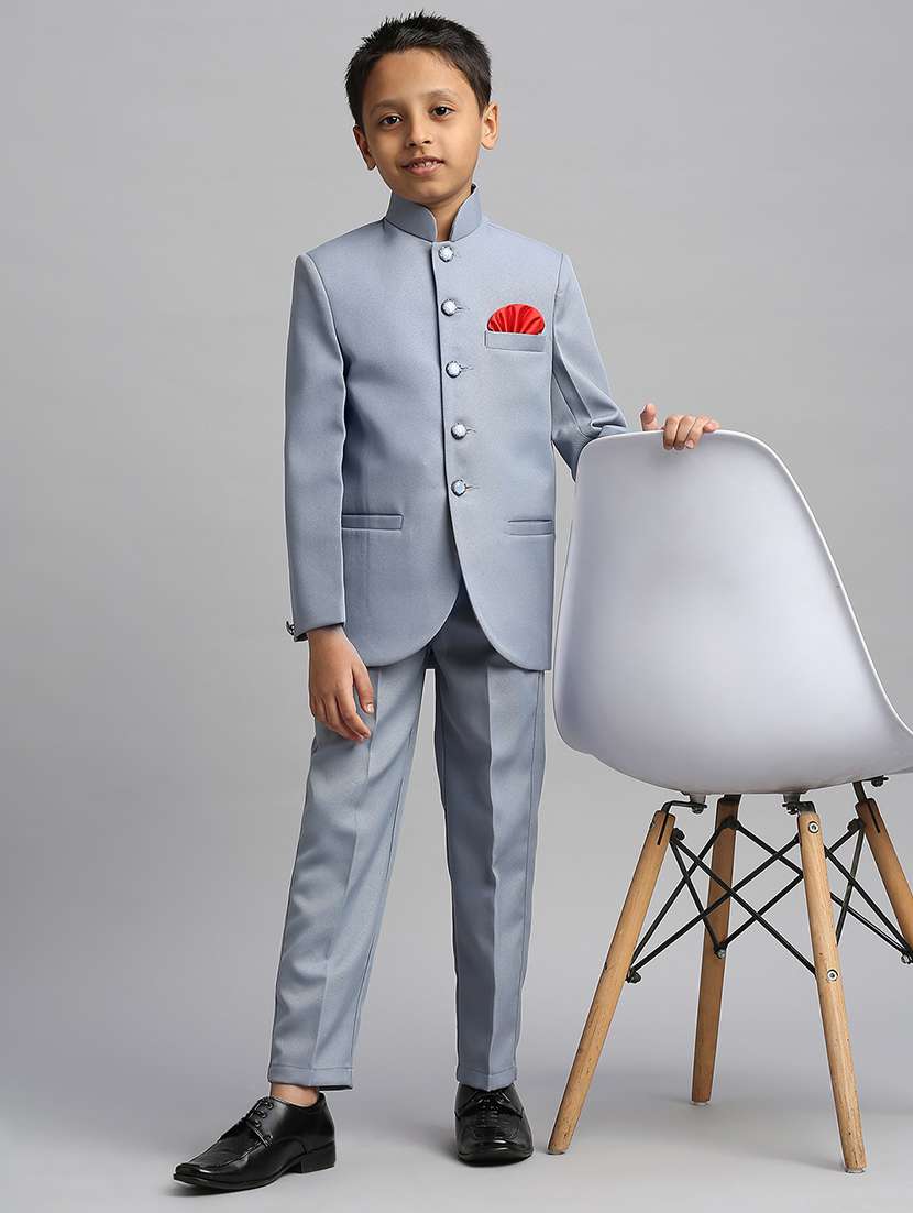 boys party wear 2 piece suit set - 21692318 - Standard Image - 3