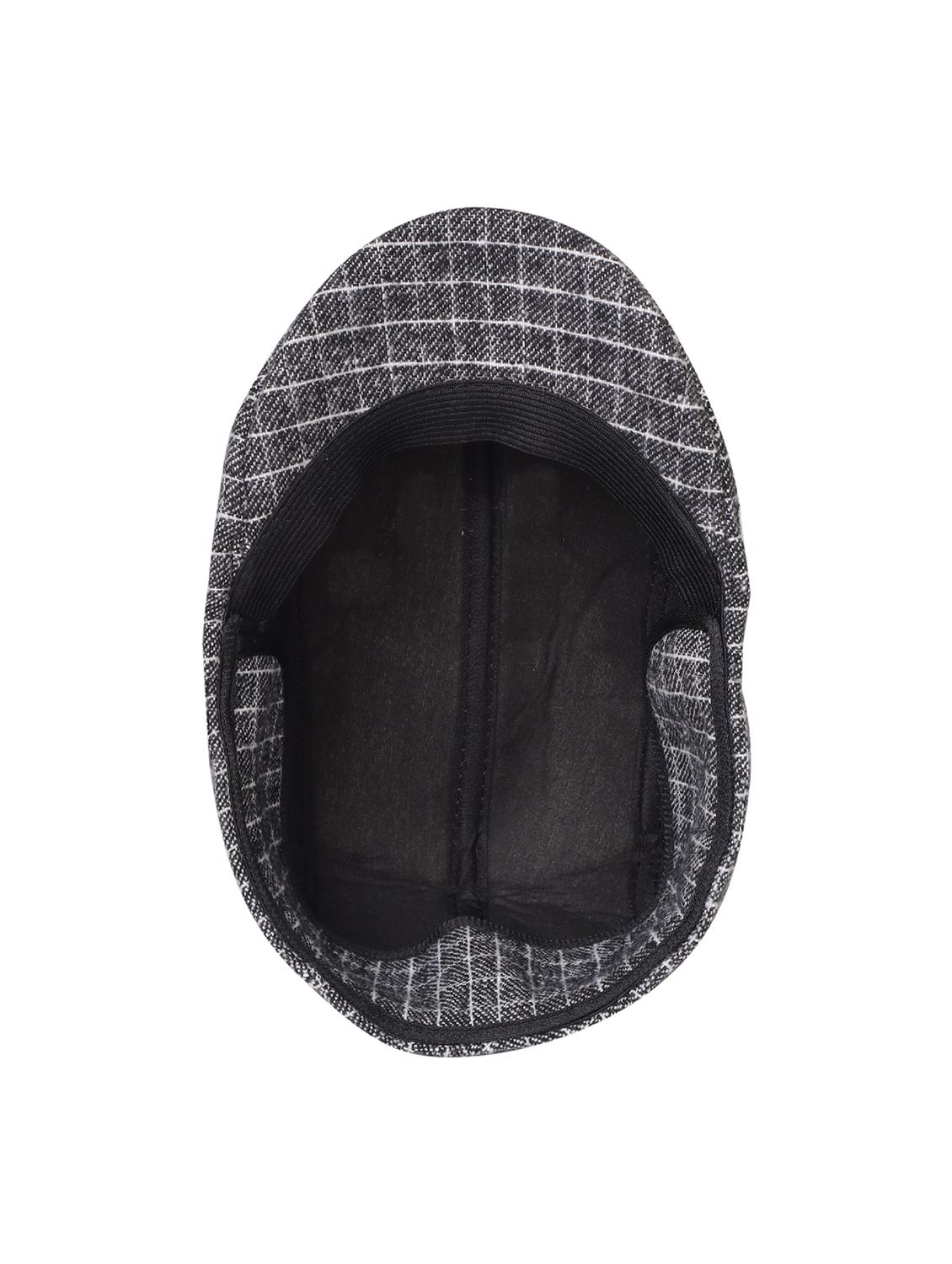 men grey checkered golf cap - 21692646 - Standard Image - 3