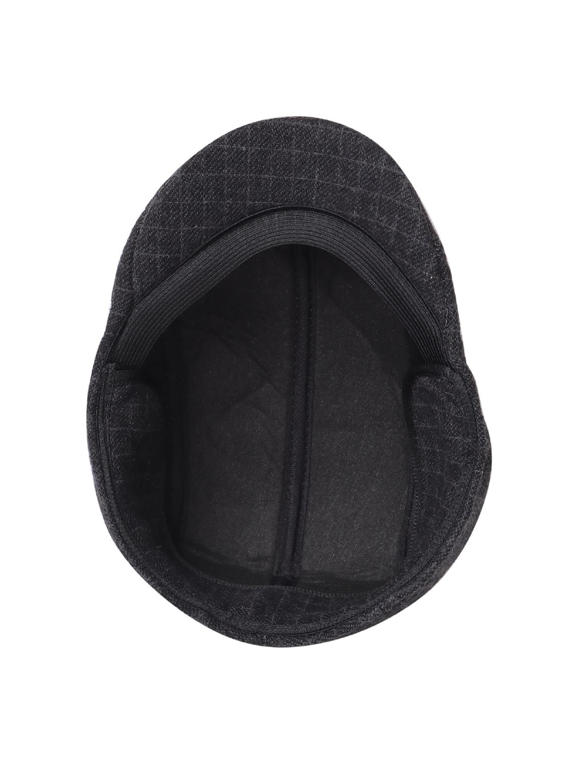 men grey checkered golf cap - 21692648 - Standard Image - 3
