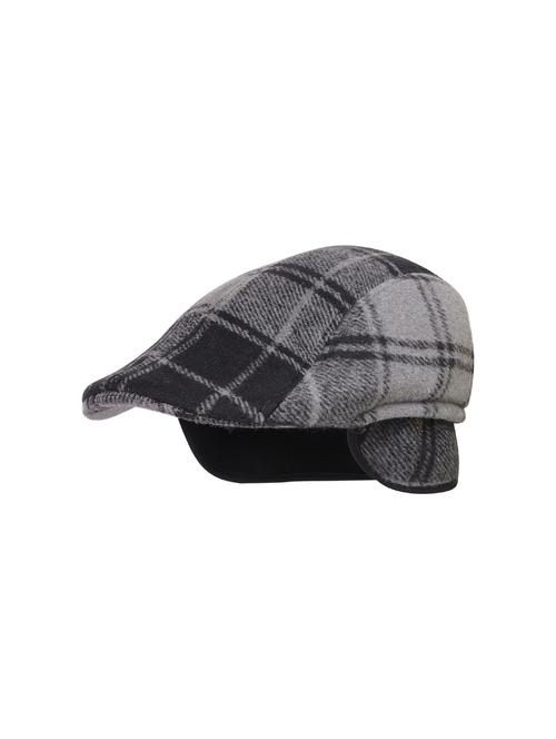 men grey checkered golf cap - 21692657 - Standard Image - 0