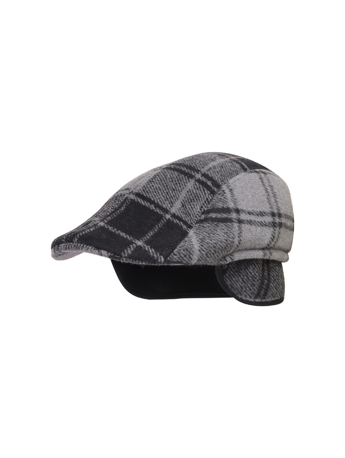 men grey checkered golf cap - 21692657 - Zoom Image - 0