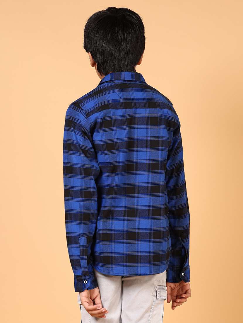 men checkered long sleeve shirt - 21692689 -  Standard Image - 3