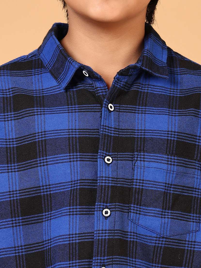 men checkered long sleeve shirt - 21692689 -  Standard Image - 5