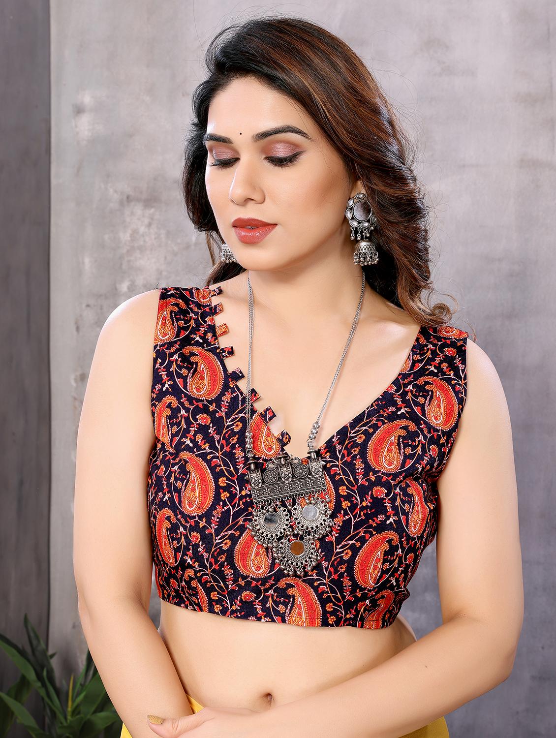 women ombre ready to wear saree with blouse - 21693514 - Standard Image - 3