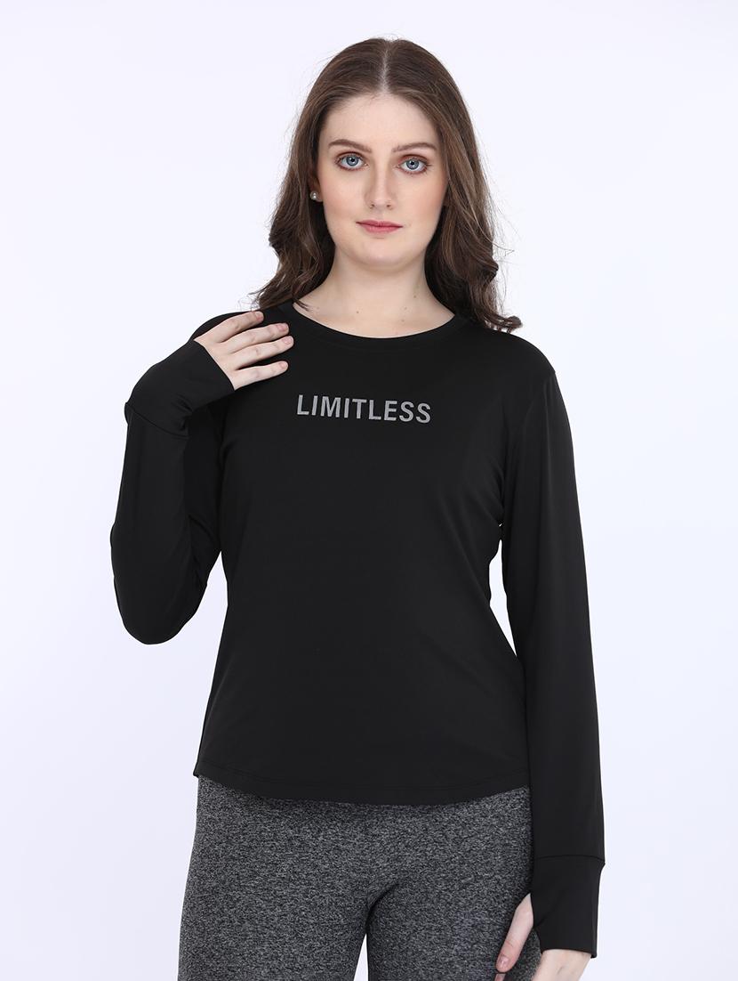 women round neck long sleeve t-shirt - 21693607 -  Zoom Image - 0