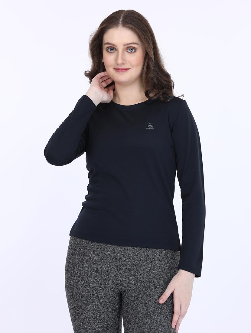women round neck long sleeve t-shirt - 21693608 - Zoom Image - 0