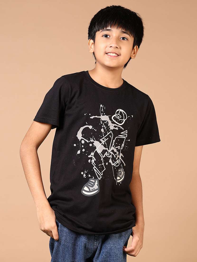 boys printed short sleeve t-shirt