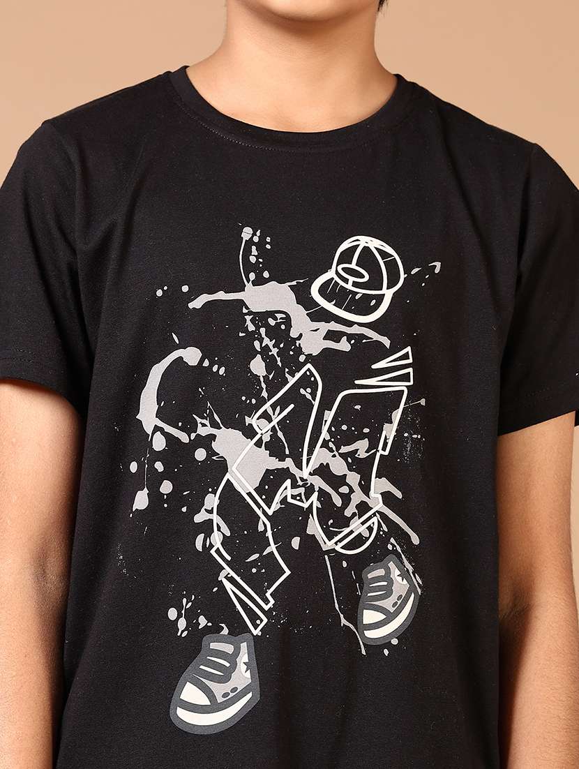 boys printed short sleeve t-shirt - 21693687 - Standard Image - 5