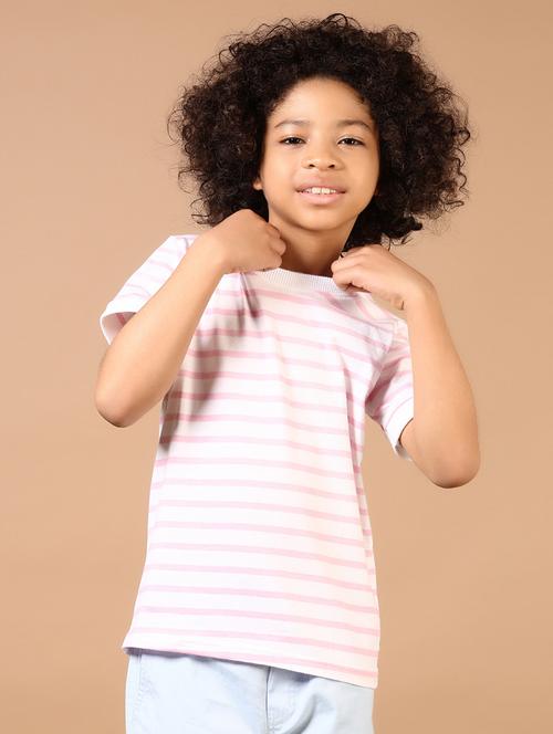 boys striped short sleeve t-shirt - 21693695 -  Standard Image - 0