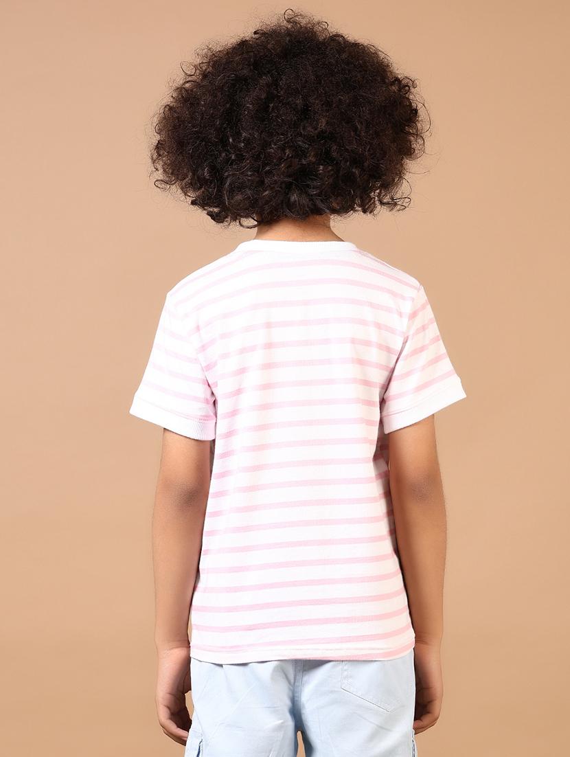 boys striped short sleeve t-shirt - 21693695 - Standard Image - 3