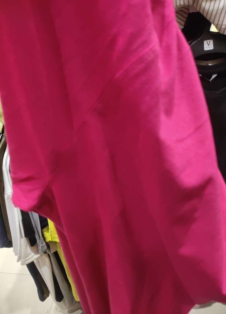 fuchsia cotton spandex trousers - 21693747 -  Zoom Image - 0