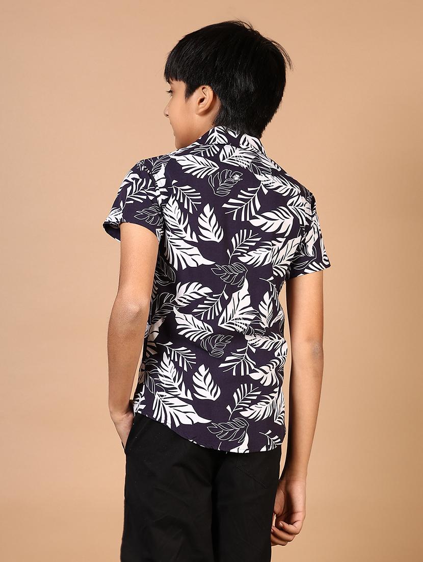 boys cuban collared short sleeves shirt - 21694263 - Standard Image - 3