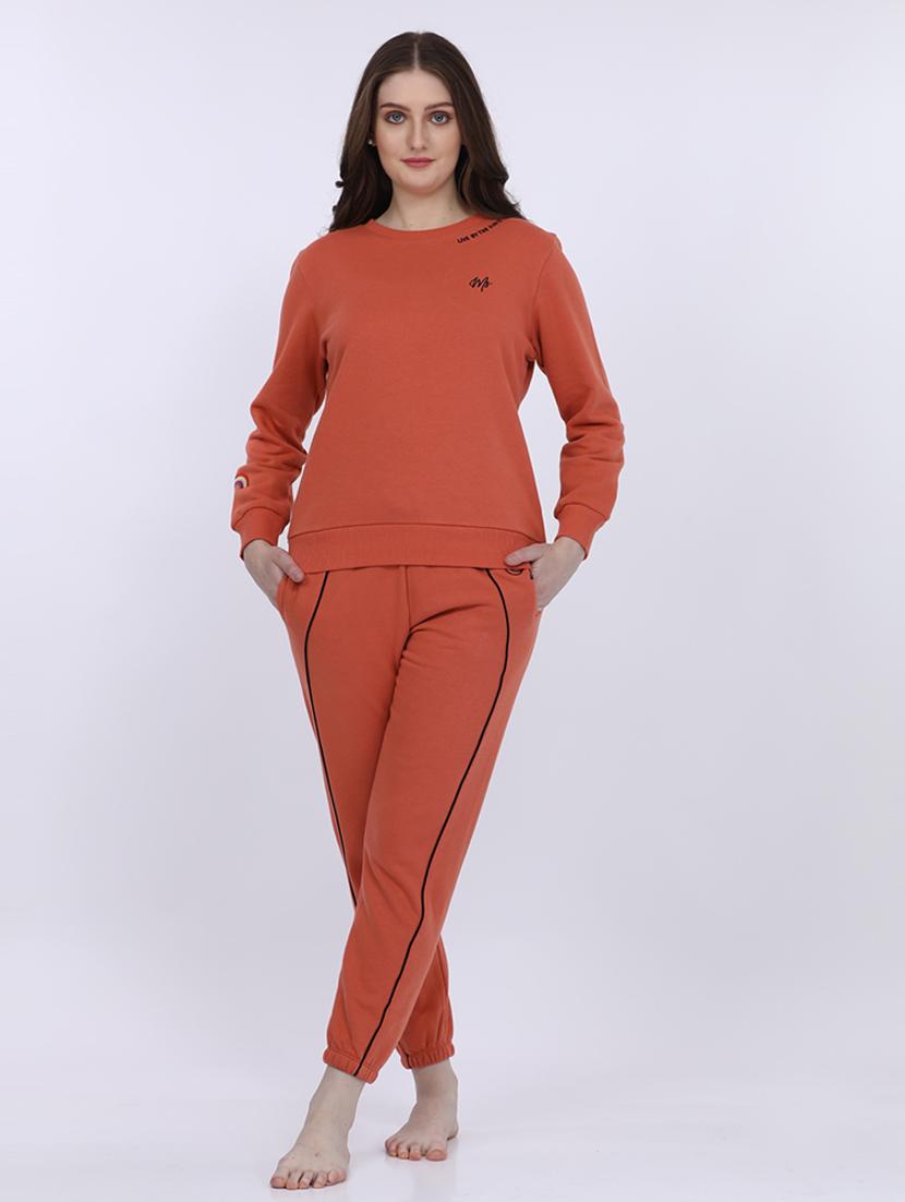 women solid long sleeve sweatshirt - 21694723 - Standard Image - 3