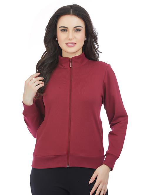 women solid long sleeve sweatshirt - 21694733 -  Standard Image - 0