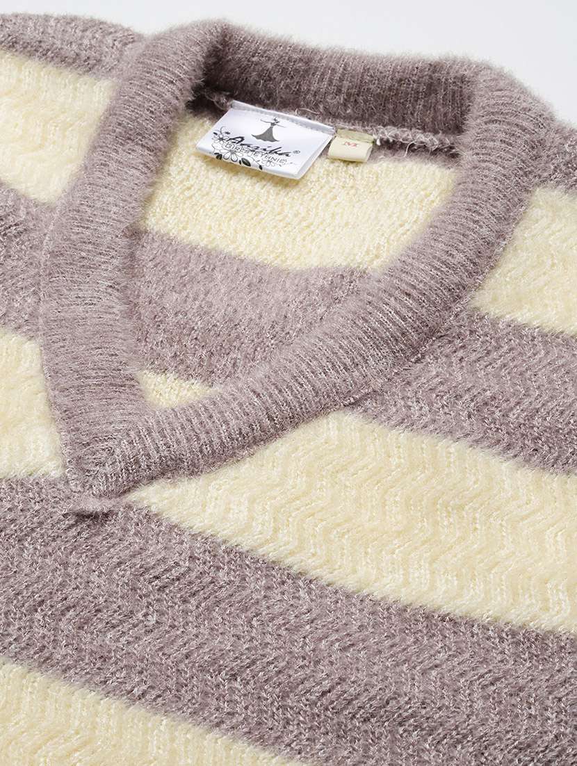 men v-neck striped pullover - 21694828 -  Standard Image - 5