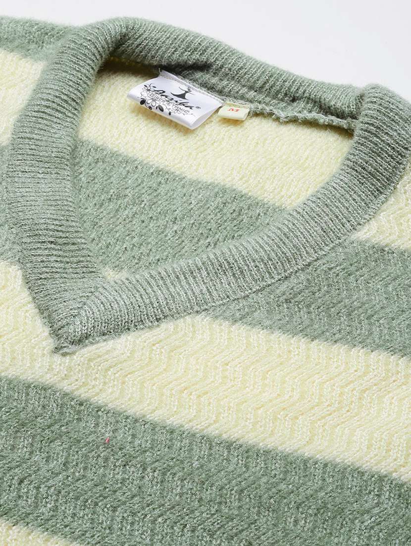 men v-neck striped pullover - 21694829 -  Standard Image - 5