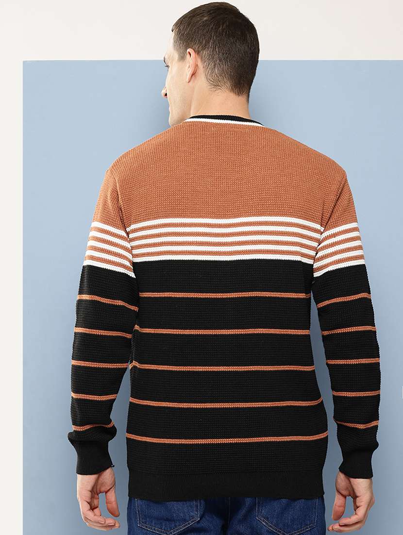 men crew neck striped pullover - 21694832 -  Standard Image - 3