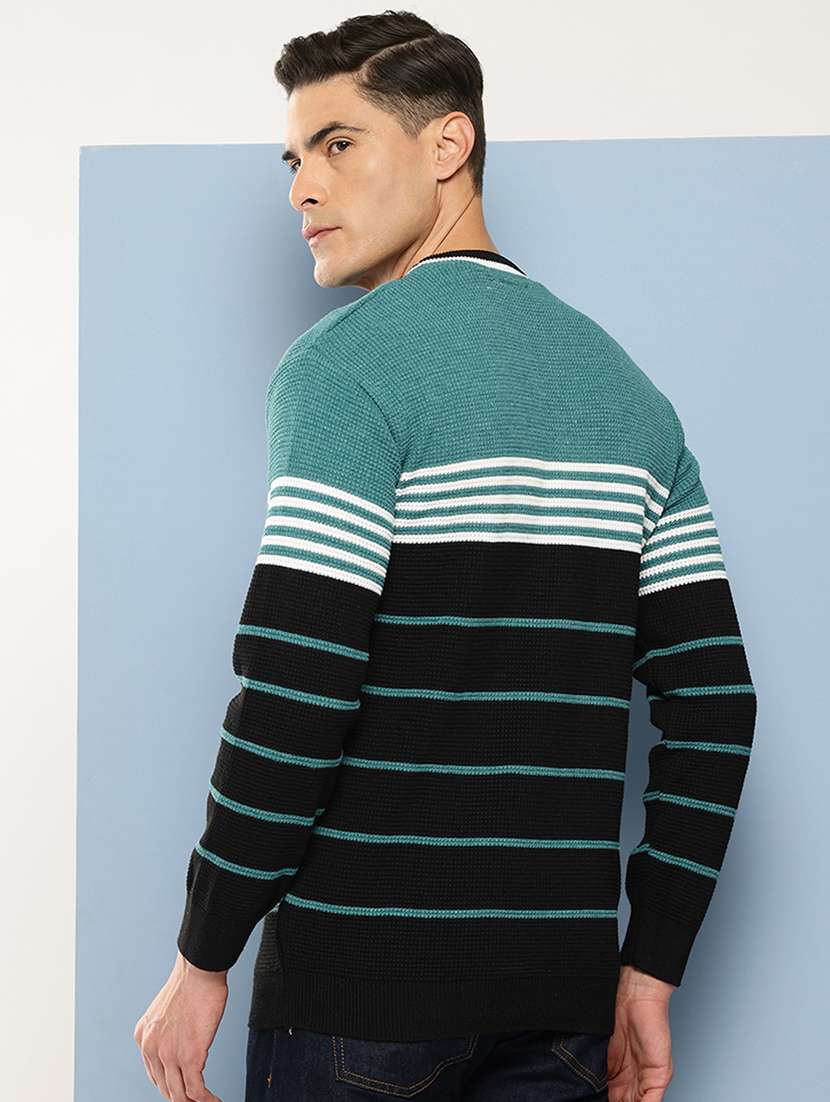 men crew neck striped pullover - 21694833 -  Standard Image - 3