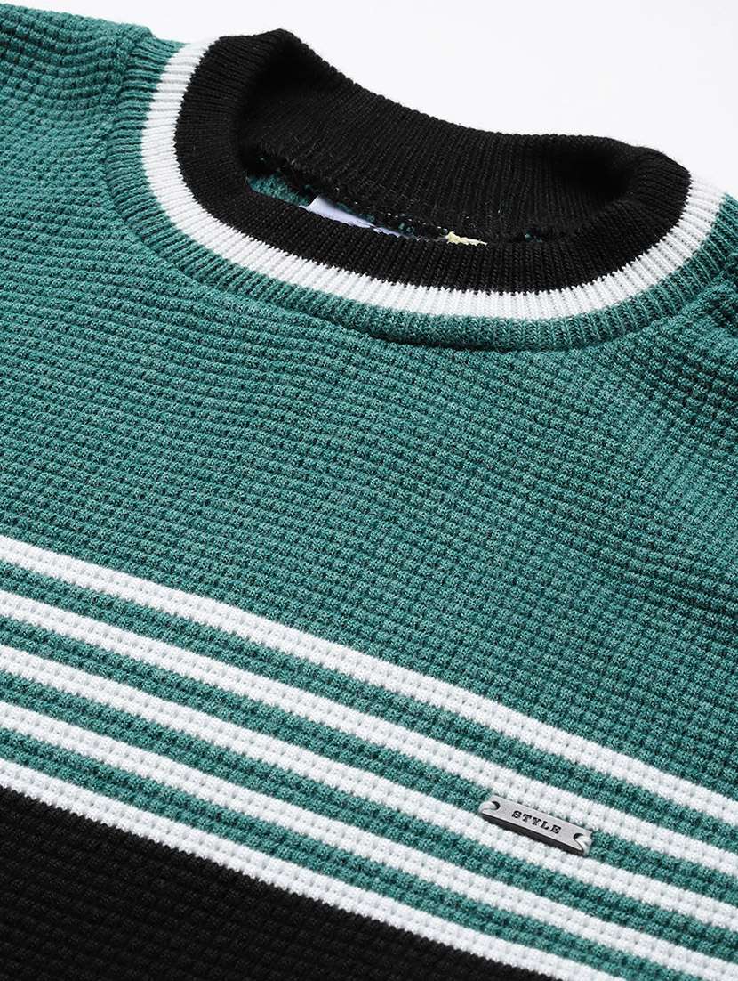 men crew neck striped pullover - 21694833 -  Standard Image - 5