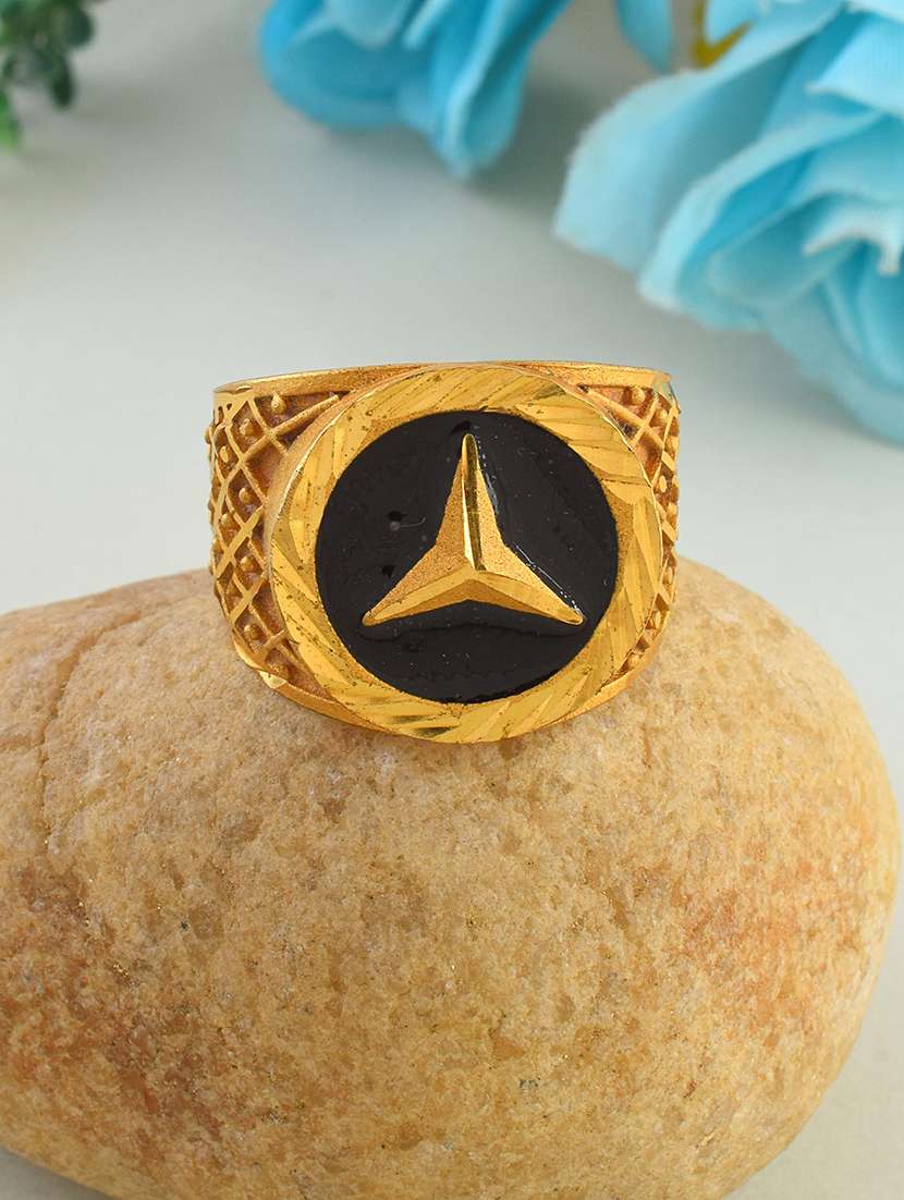men gold plated finger ring 