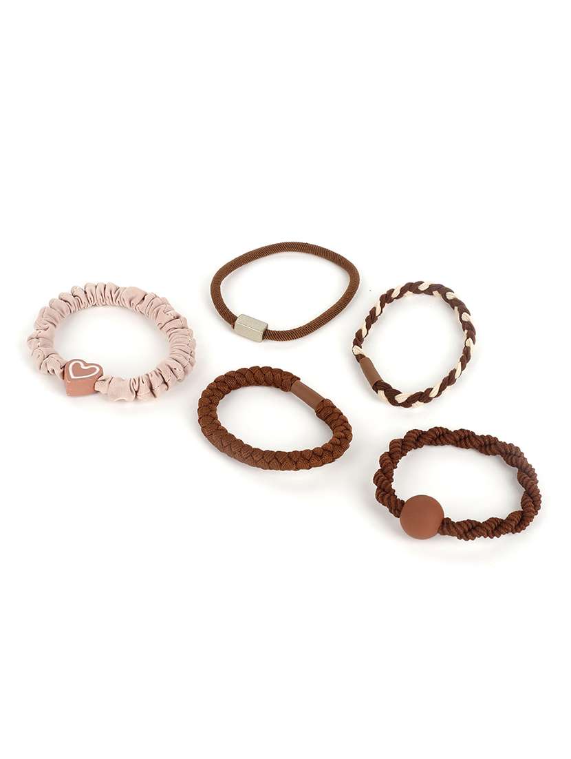 women multi colored hair accessories combo