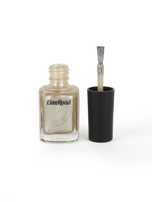 limeroad vibrant gold long lasting nail polish  - 21695346 -  Standard Image - 0