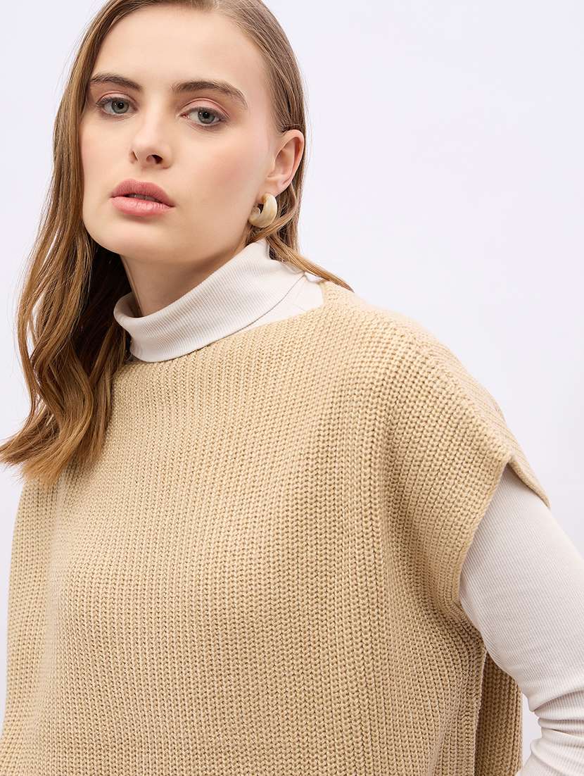 women self design short sleeve pullover - 21695366 - Standard Image - 5