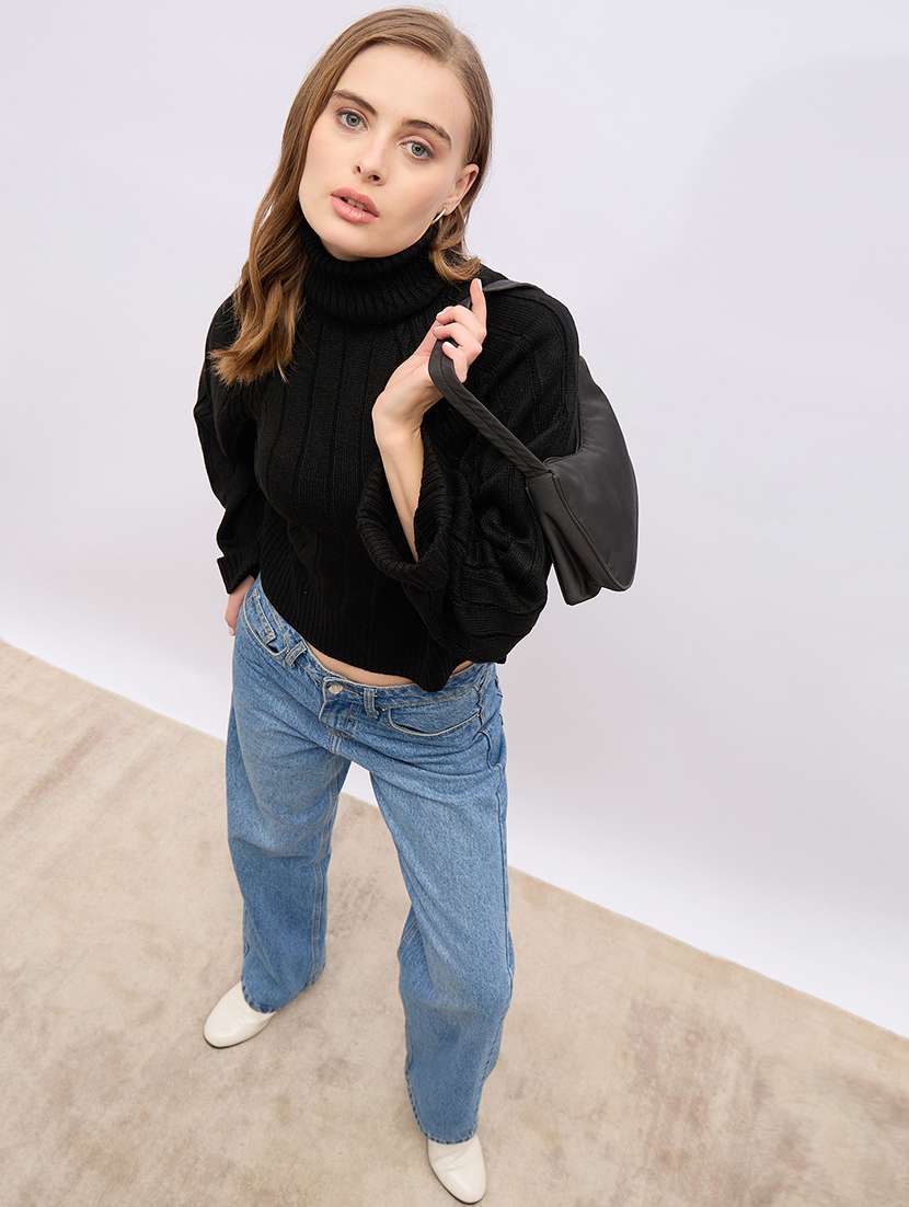 women acrylic long sleeve pullover - 21695373 -  Standard Image - 3