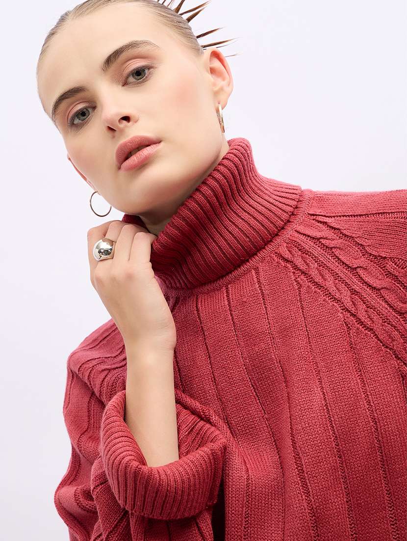 women acrylic long sleeve pullover - 21695375 -  Standard Image - 5