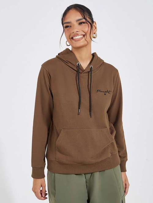 women long sleeves plain sweatshirt - 21695443 -  Standard Image - 0