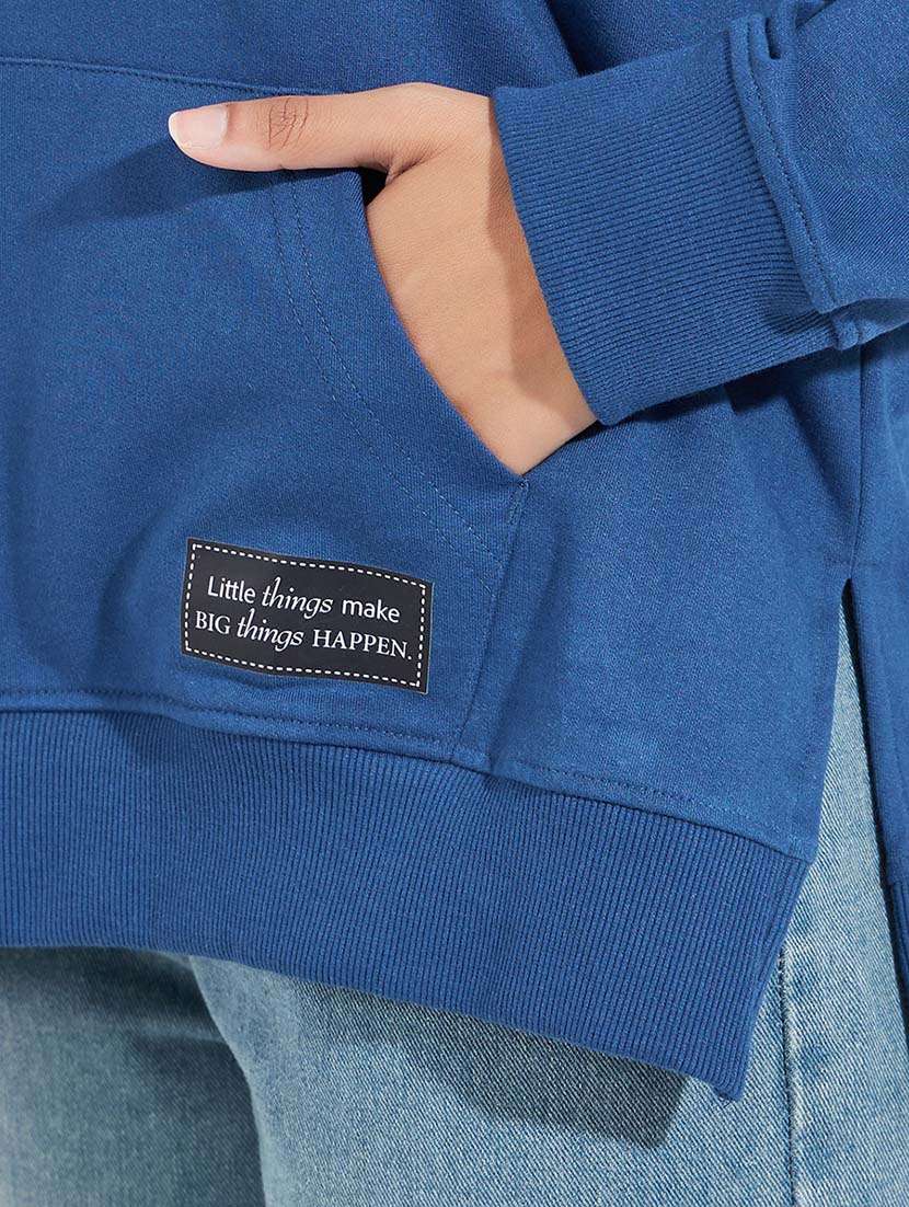 women long sleeves plain sweatshirt - 21695447 -  Standard Image - 3