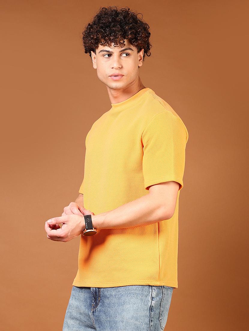 men solid short sleeve regular fit t-shirt - 21695610 - Standard Image - 5