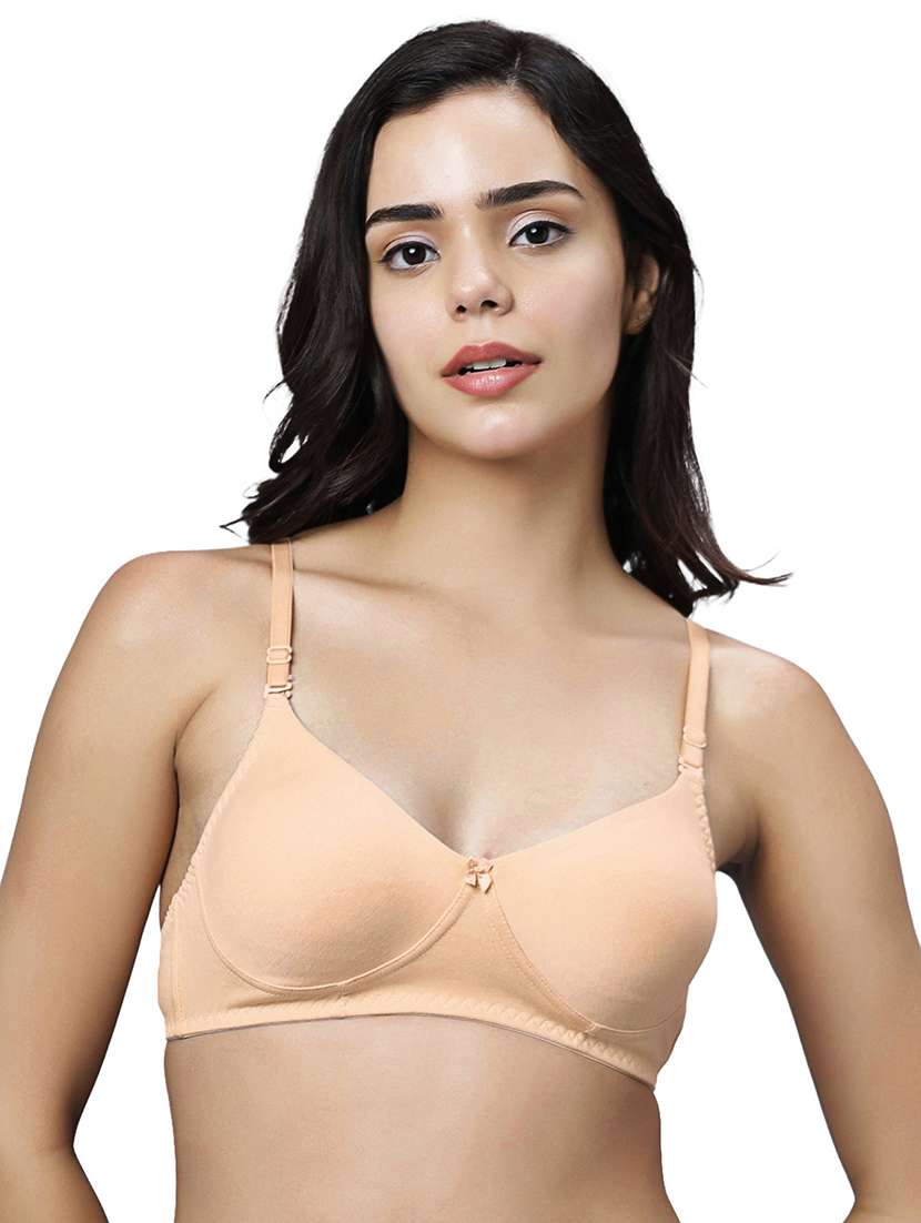 women solid non padded t-shirt bra