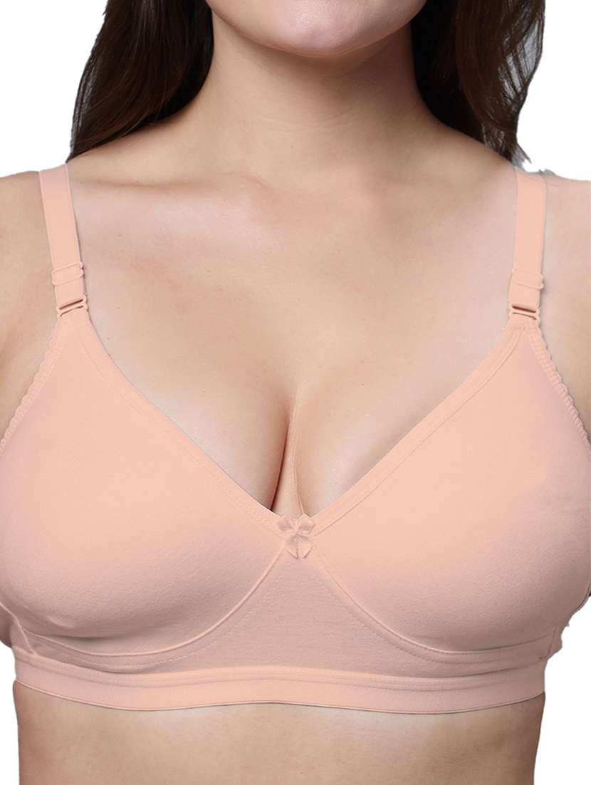 women solid t-shirt bra - 21695827 -  Standard Image - 3
