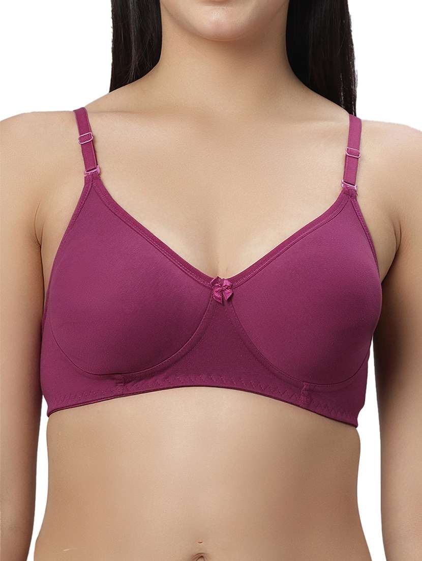 women solid t-shirt bra - 21695854 -  Standard Image - 3