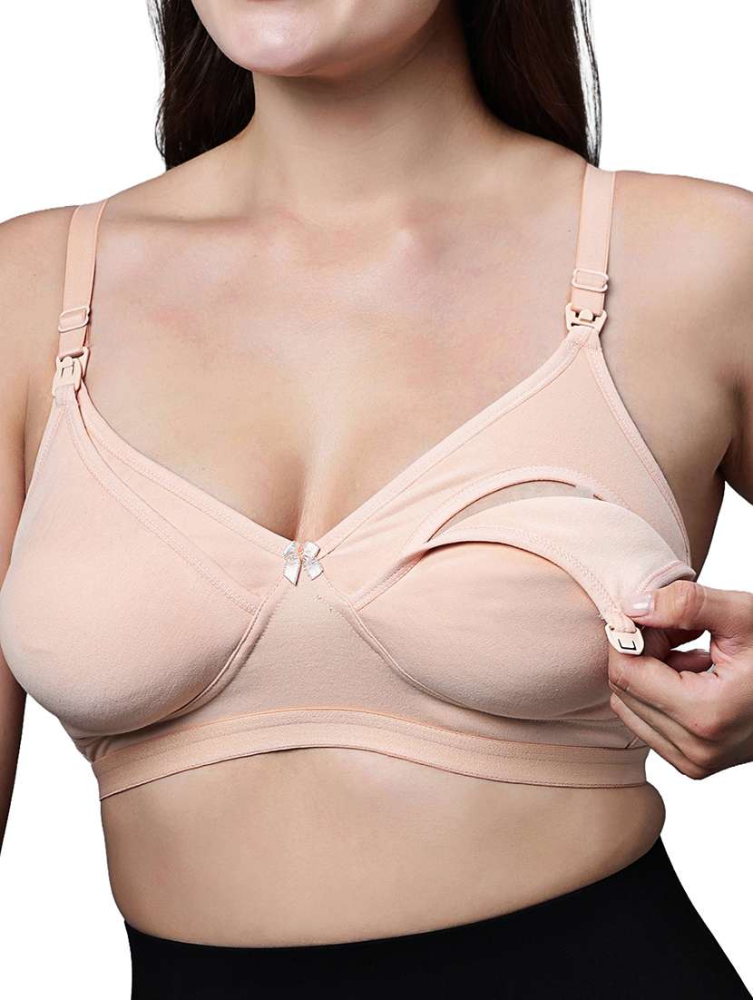 women pack of 2 solid non padded t-shirt bra - 21695858 - Standard Image - 3