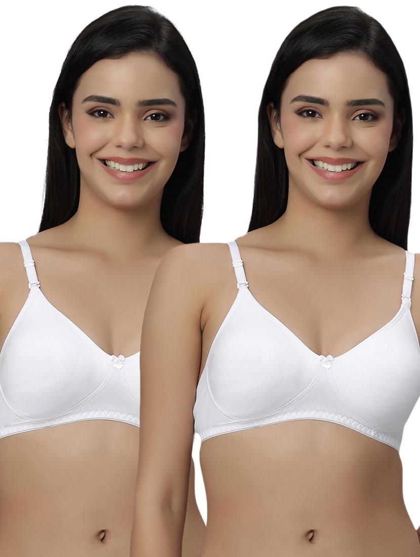 women pack of 2 solid t-shirt bra - 21695861 -  Zoom Image - 0