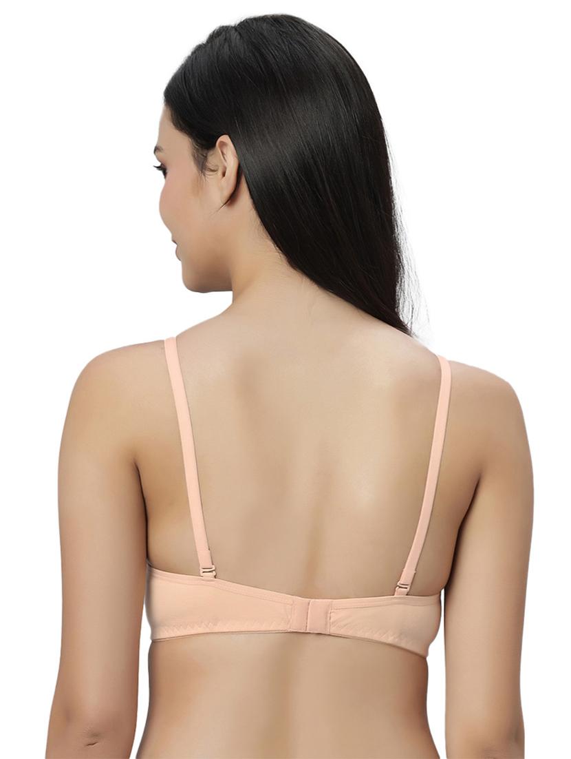 women pack of 2 solid t-shirt bra - 21695866 - Standard Image - 3