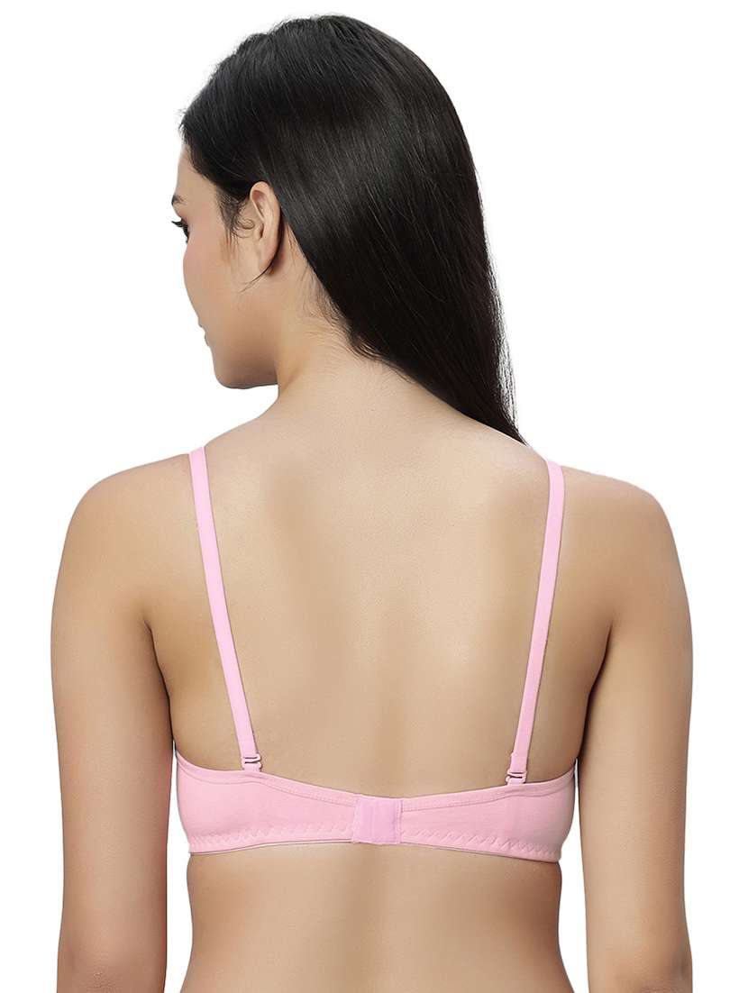 women pack of 2 solid t-shirt bra - 21695867 -  Standard Image - 3
