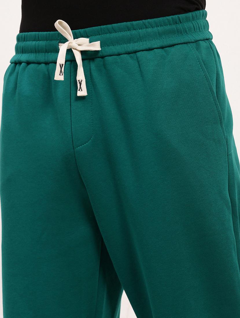 men solid mid riise full length track pant - 21695995 - Standard Image - 5