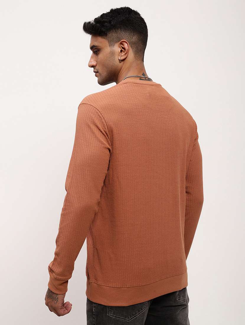 men solid long sleeve sweatshirt - 21696064 - Standard Image - 3