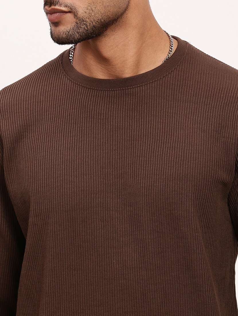 men solid long sleeve sweatshirt - 21696068 -  Standard Image - 5