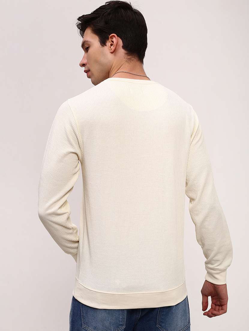 men solid long sleeve sweatshirt - 21696069 -  Standard Image - 3