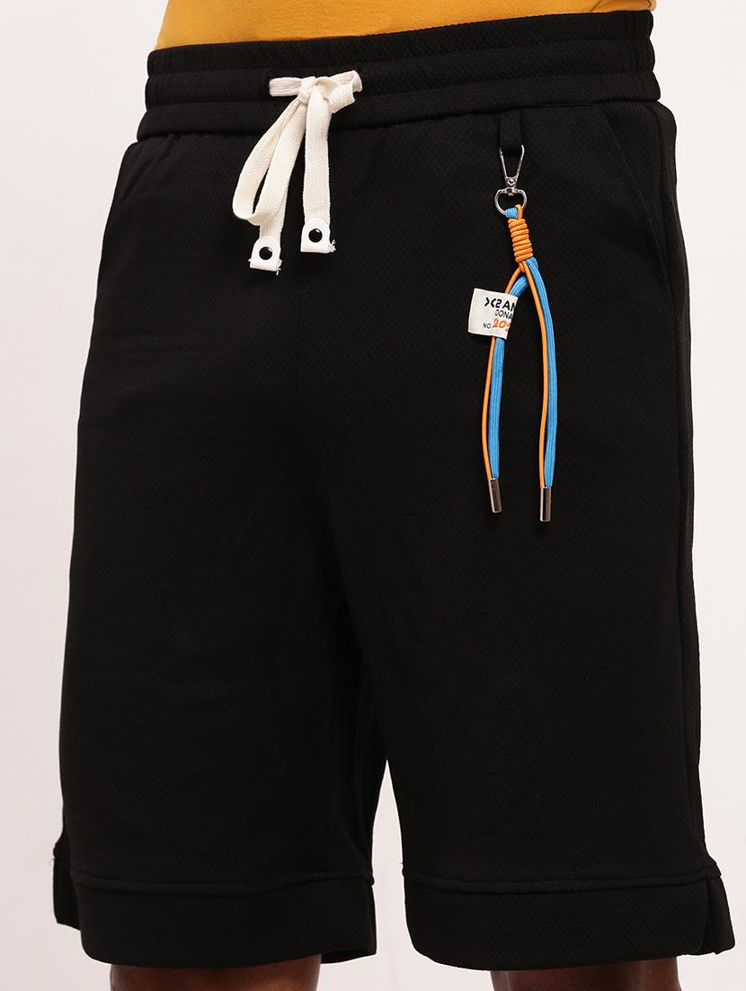 men solid mid rise regular fit shorts - 21696078 - Standard Image - 5
