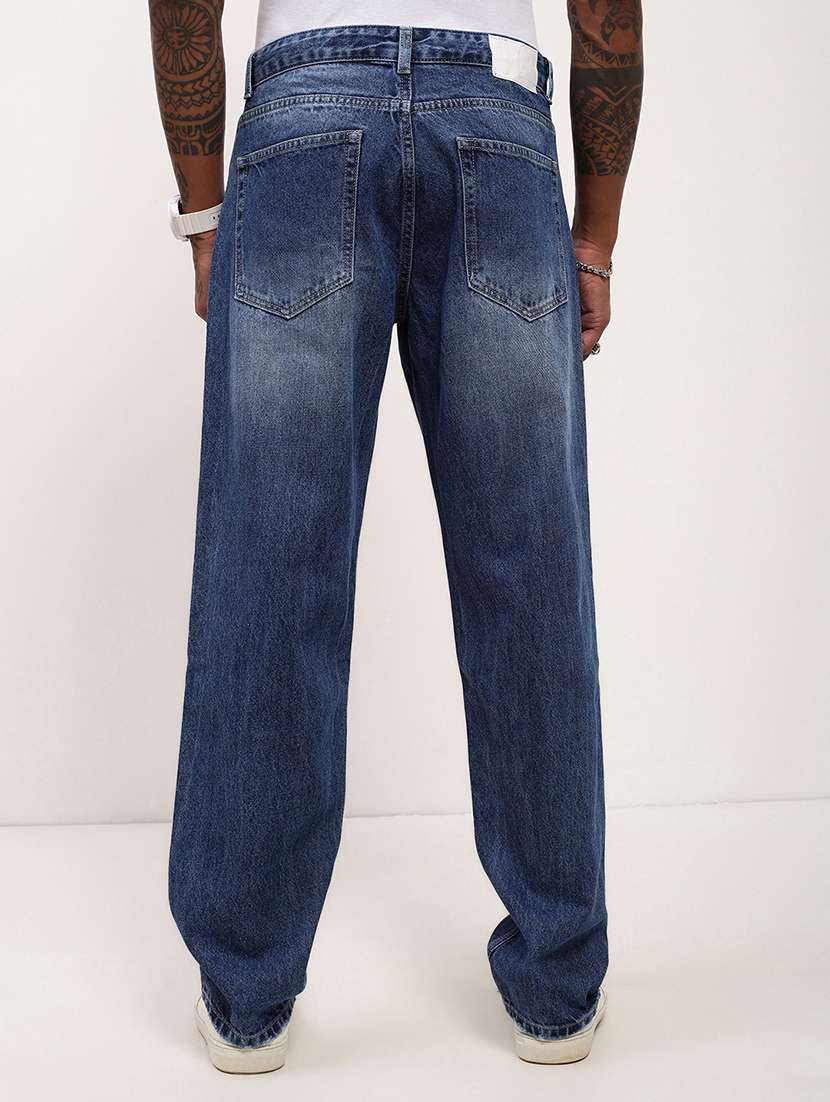 men blue low rise full length jean - 21696142 -  Standard Image - 3