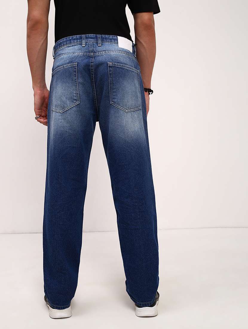 men blue low rise full length jean - 21696143 - Standard Image - 3