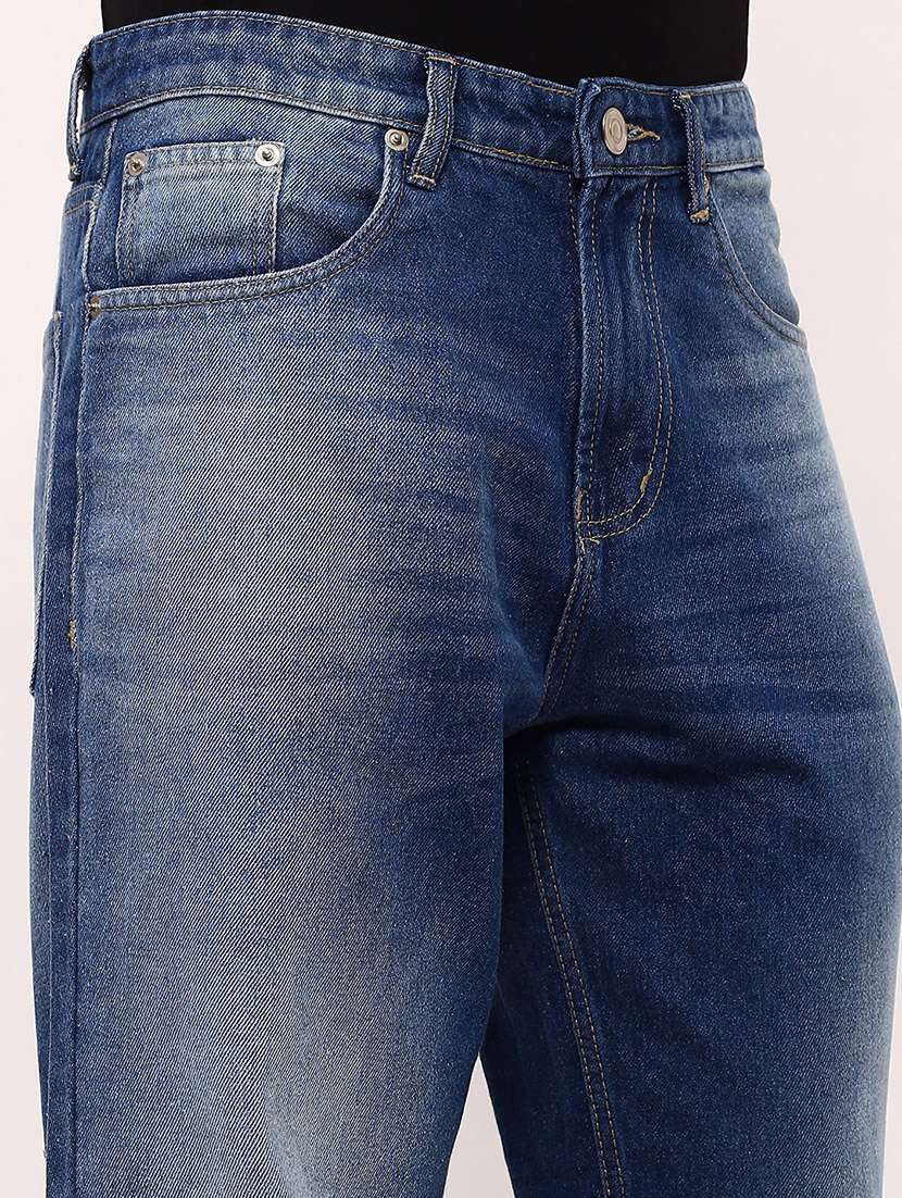 men blue low rise full length jean - 21696143 - Standard Image - 5