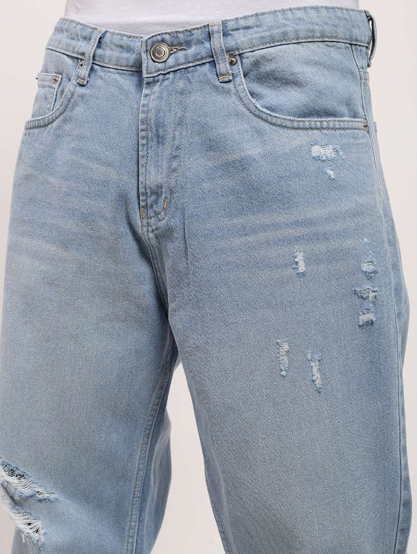 men light blue low rise full length jean - 21696145 -  Standard Image - 5