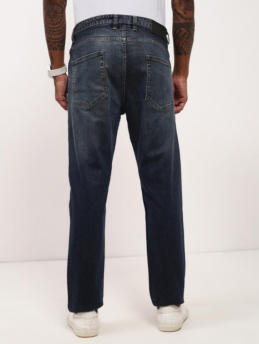 men navy blue low rise full length jean - 21696148 - Standard Image - 3