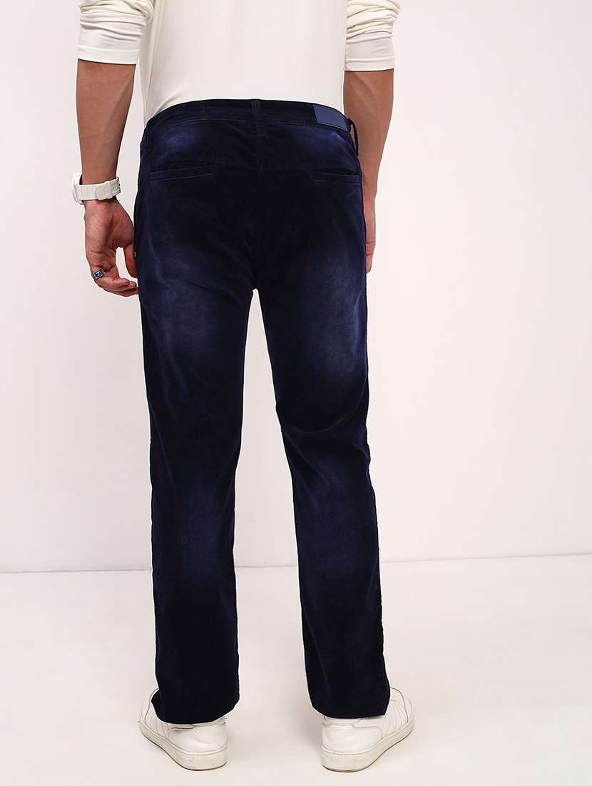 men navy blue low rise full length jean - 21696154 -  Standard Image - 3